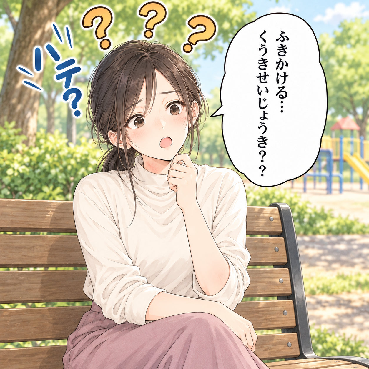 ふきかける… くうきせいじょうき?? ハテ?