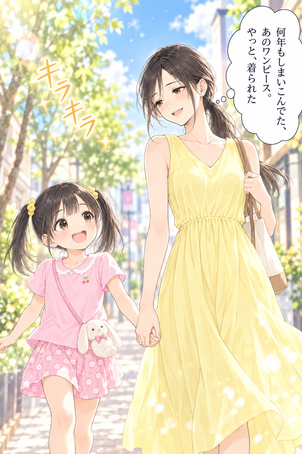何年もしまいこんでた、あのワンピース。 やっと、着られた キラキラ