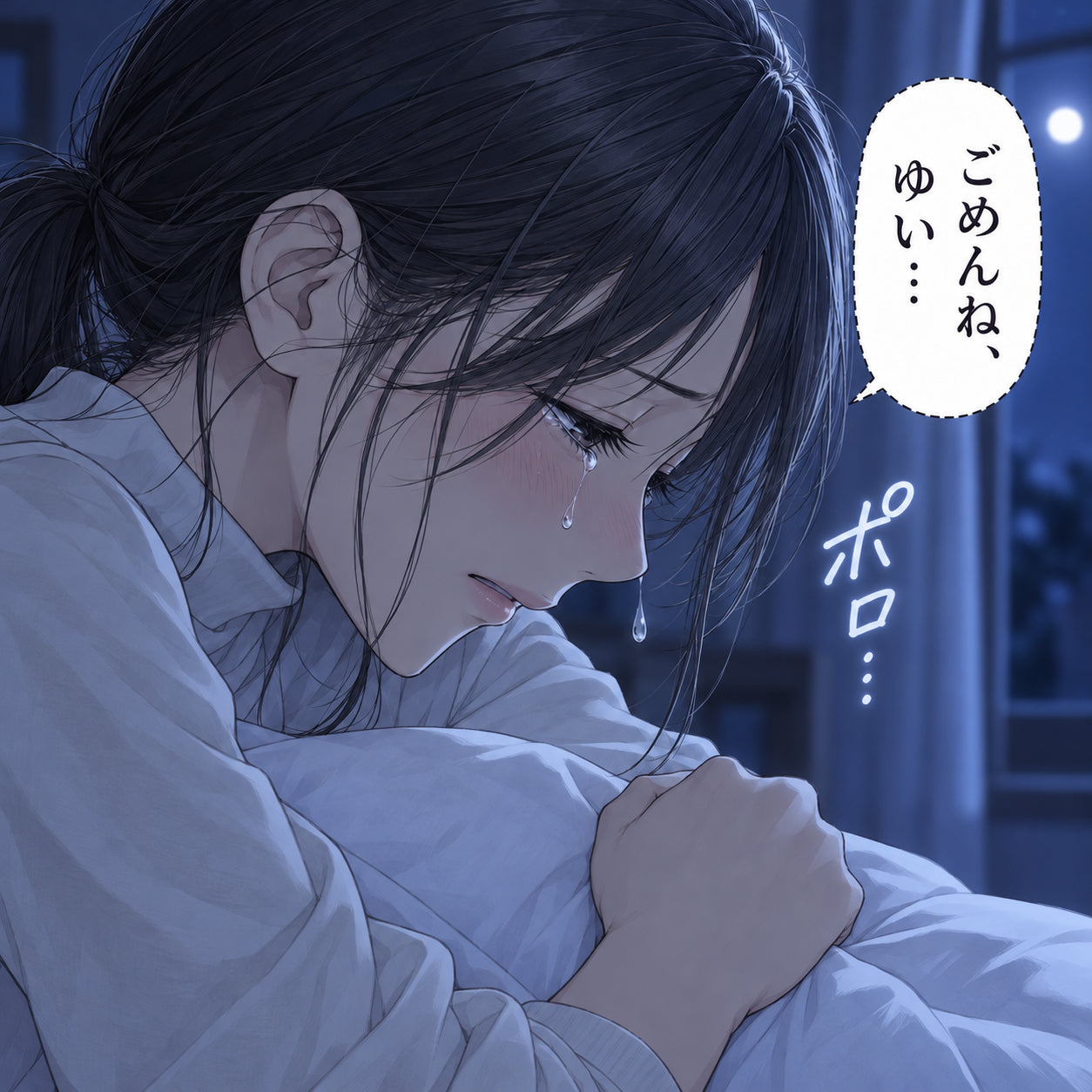 ごめんね、ゆい… ポロ…