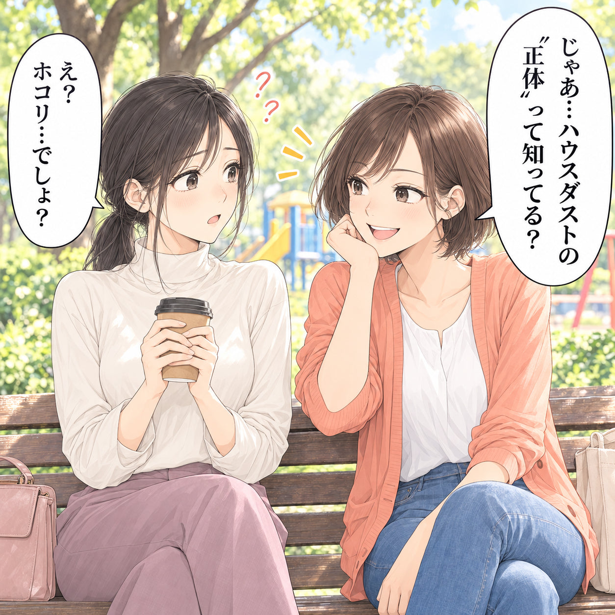 じゃあ…ハウスダストの “正体”って知ってる？ え？ ホコリ…でしょ？